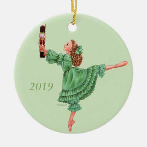 Clara Ornament _ Green Costume _ Personalize