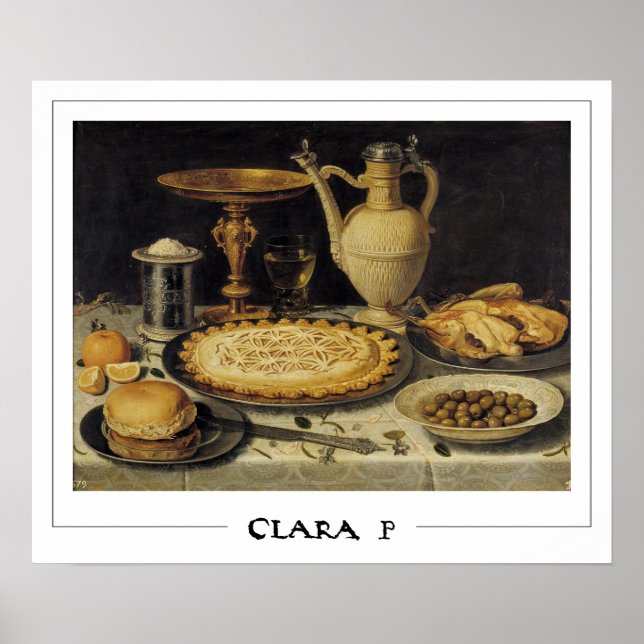 Clara Peeters Zedign Art Poster #10 (Front)