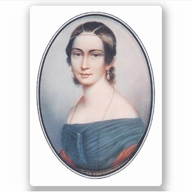 Clara Schumann (1838) Sticker (Front)