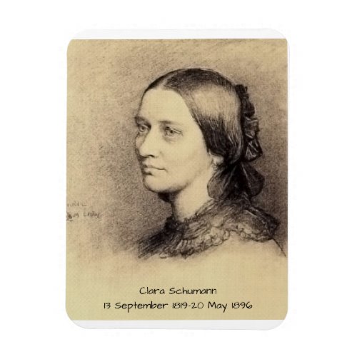 Clara Schumann Magnet