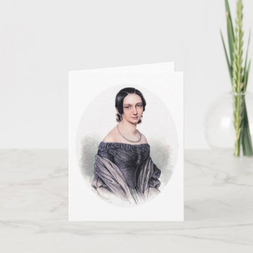 Clara Schumann _ Pianist and Composer Card