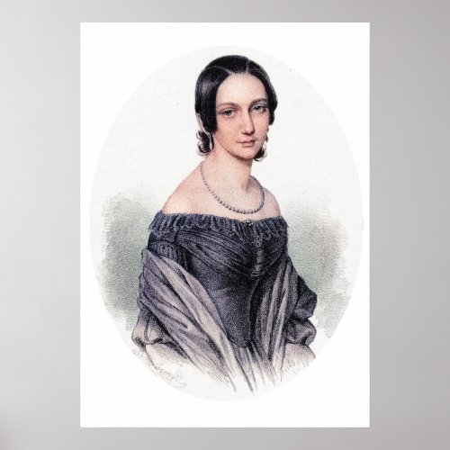 Clara Schumann _ Pianist and Composer Poster
