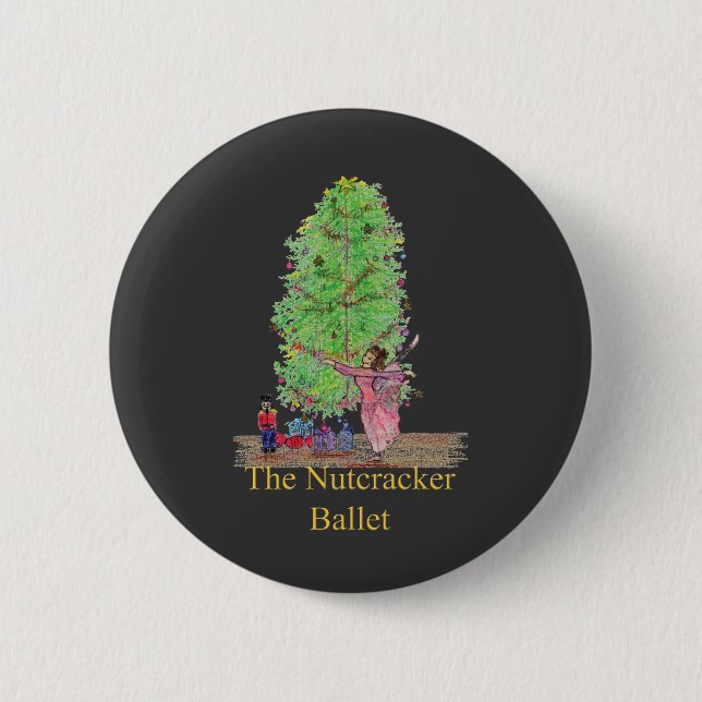 Clara & the Nutcracker Gifts Button (Front)
