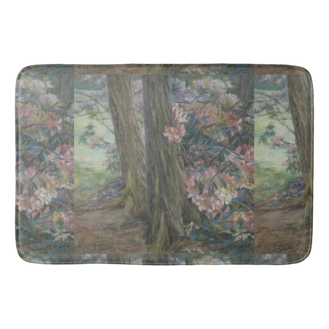 Clara Voortman Rhododendron Bush in a Garden Bath Mat (Front)