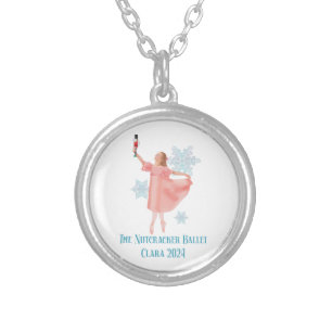 Clara with Nutcracker 2024 Silver Plated Necklace