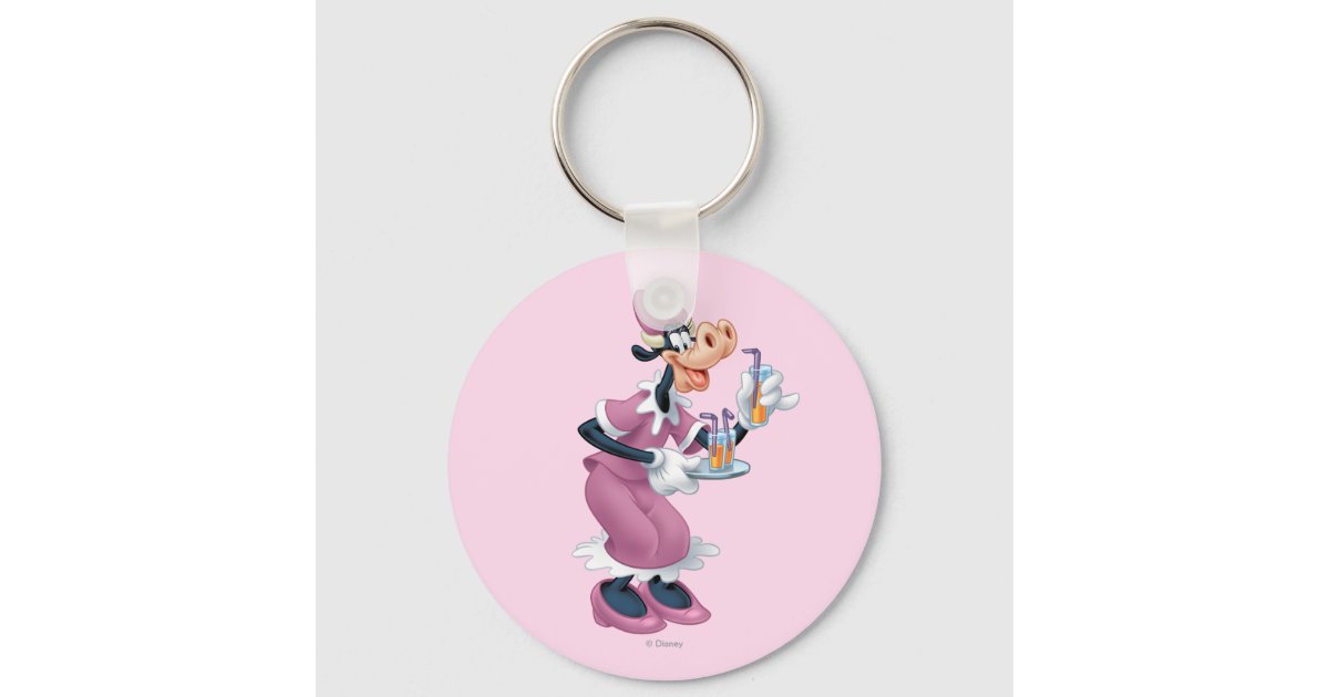 Disney Parks Minnie Mouse Heart Keychain