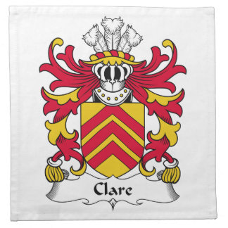 Clare Family Crest Napkin