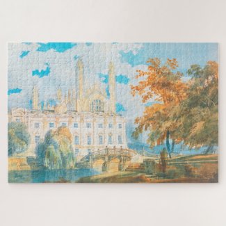 Clare Hall and King’s College Chapel Cambridge Jigsaw Puzzle