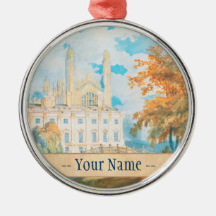 Clare Hall and King’s College Chapel, Cambridge, Metal Ornament