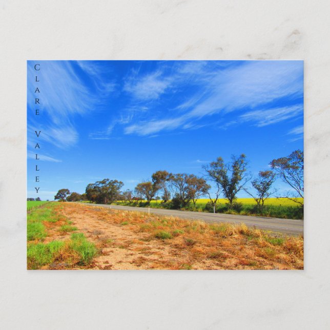 clare valley road trip postcard (Front)