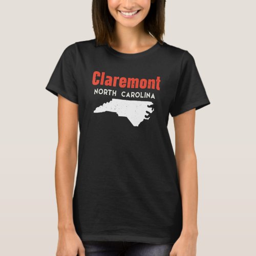 Claremont North Carolina USA State America Travel T_Shirt