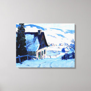 Clarence Gagnon - Farm  Canvas Print