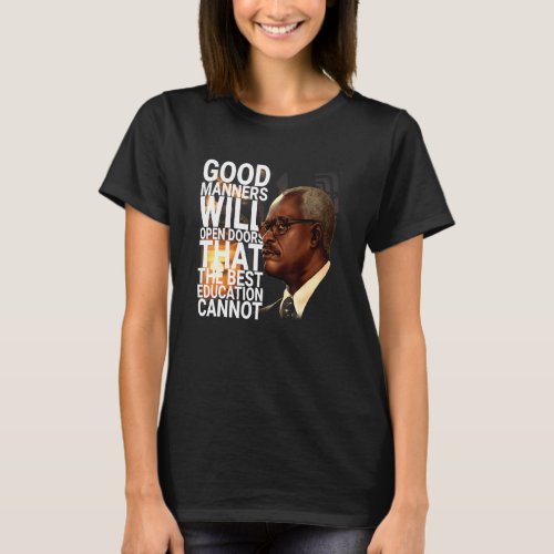 Clarence Thomas Created Equal Quotes Justice T_Shirt