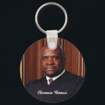Clarence Thomas Keychain<br><div class="desc">The "Right" Way Store is open.  Come in and make yourselves at home.  Tell your friends about us and send them our link:  http://www.zazzle.com/TheRightWay*</div>