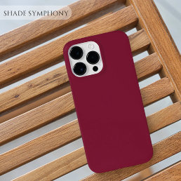 Claret Red - 1 of Top 25 Solid Red Shades For  Case-Mate iPhone 14 Pro Max Case