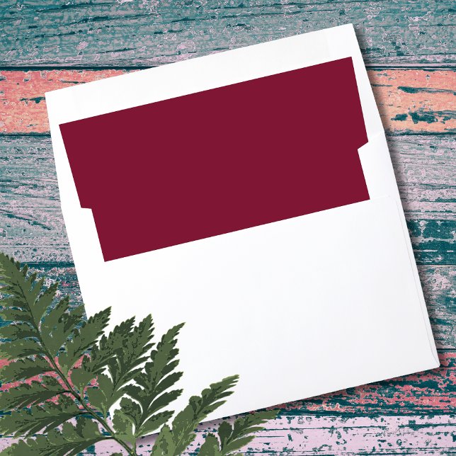 Claret timeless elegance for romantic celebrations envelope liner (Creator Uploaded)