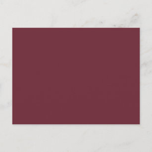 Solid Wine Color Postcards - No Minimum Quantity | Zazzle