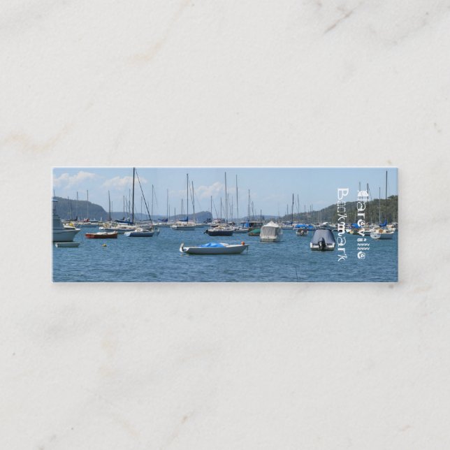 Clareville bookmark mini business card (Front)