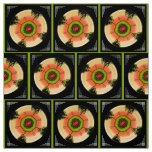 Clarice Cliff Inspired Art Deco Tiled Plates Fabric