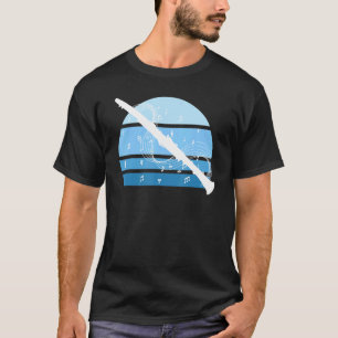 Clarinet Aesthetic Retro Clarinetist Vintage T-Shirt