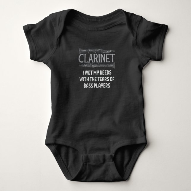 Clarinet Baby Bodysuit (Front)