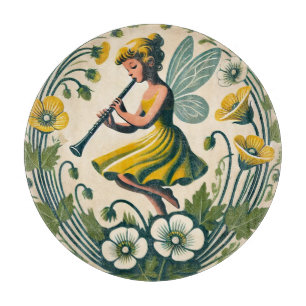 Clarinet Band Class Fairy Cutting Board