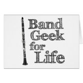 Clarinet Band Geek (Front Horizontal)