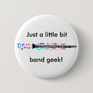 Clarinet Band Geek Pinback Button