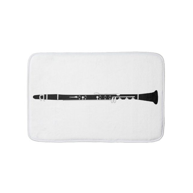 Clarinet Bathroom Mat (Front)