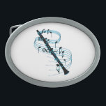 Clarinet Belt Buckle<br><div class="desc">Listening to classical music</div>