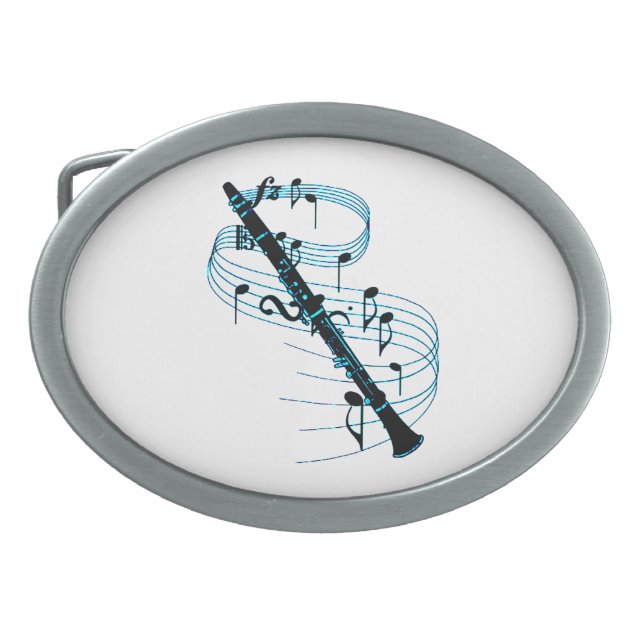 Clarinet Belt Buckle (Front)