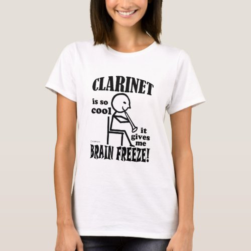 Clarinet Brain Freeze T_Shirt