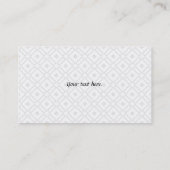 Clarinet Business Card (Back)