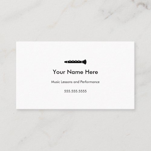 Clarinet Business Cards 2