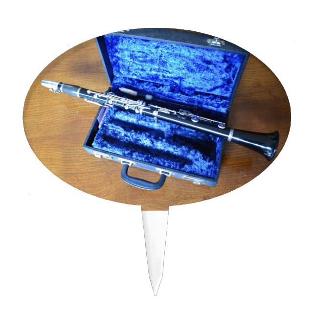 Clarinet Cake Topper (Front)
