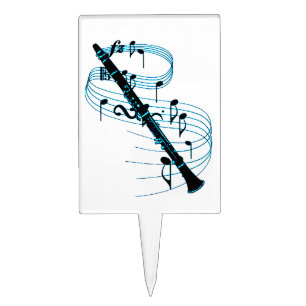 Clarinet Cake Topper