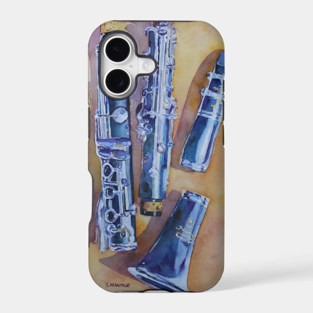 Clarinet Candy Iphone Case (Back)
