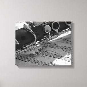 Clarinet Canvas Print