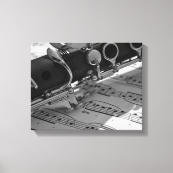 Clarinet Canvas Print by theunusual at Zazzle