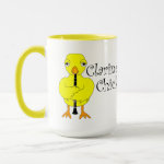 Clarinet Chick Text Mug