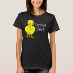 Clarinet Chick Text T-Shirt