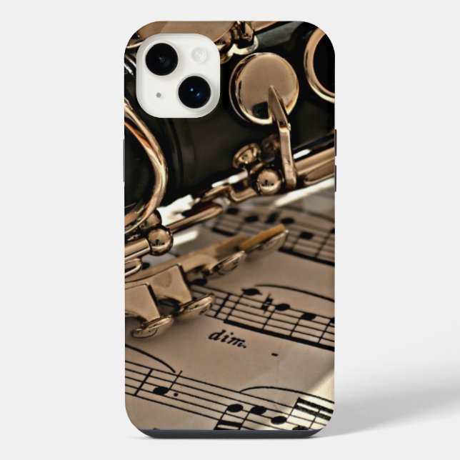 Clarinet Close up  Iphone Case (Back)