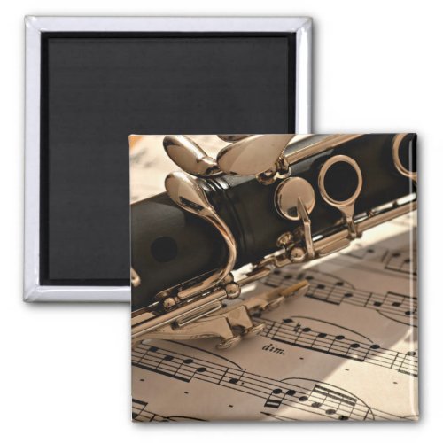 Clarinet Closeup Magnet