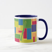 Clarinet Colorblocks Mug