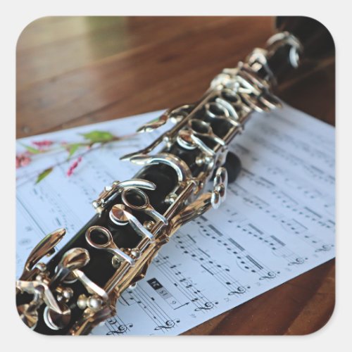 Clarinet Concerto No 3 Square Sticker