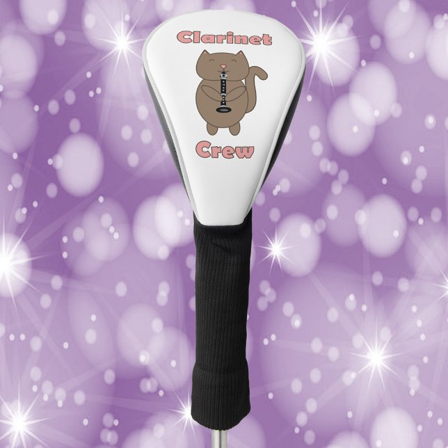 Clarinet Crew Cat Funny Golf Head Cover (Creator Uploaded)