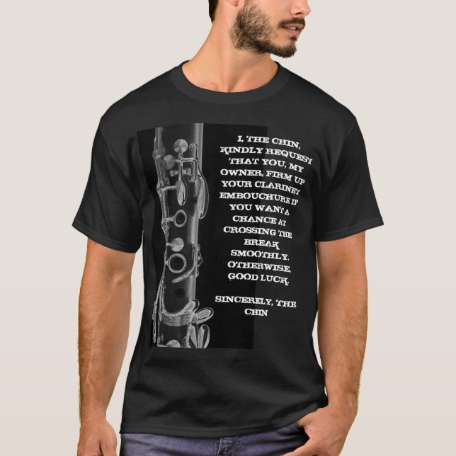 Clarinet - Crossing the Break T-Shirt (Front)