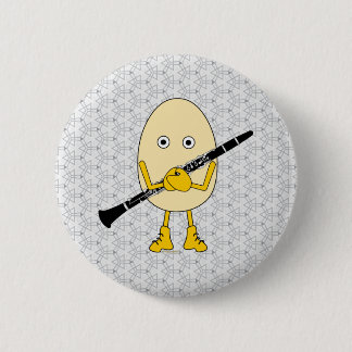 Clarinet Egghead Button