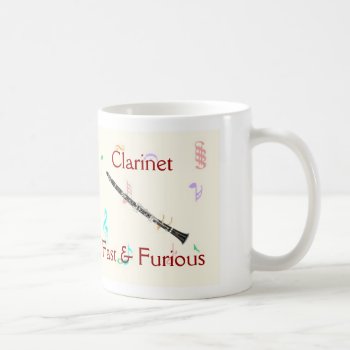 Clarinet:  Fast & Furious Mug by weRband at Zazzle
