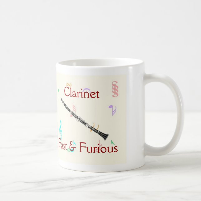 Clarinet:  Fast & Furious Mug (Right)